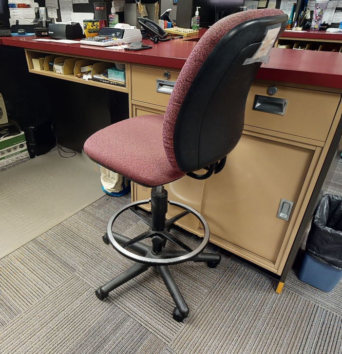 Red Task Stool