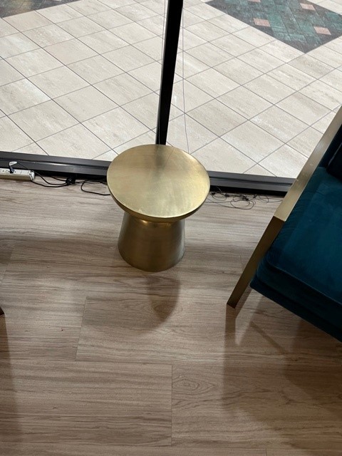 Gold Side Table