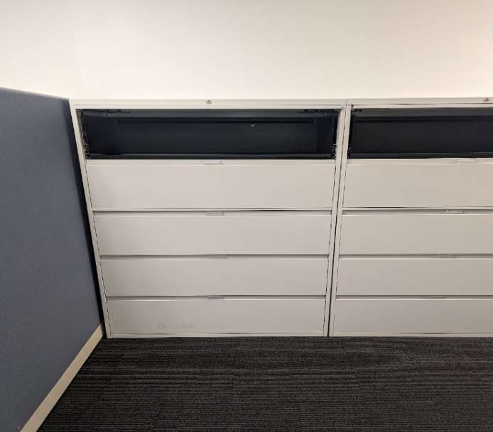 STEELCASE LATERAL FILES 42"W, 5 DRAWER FILES