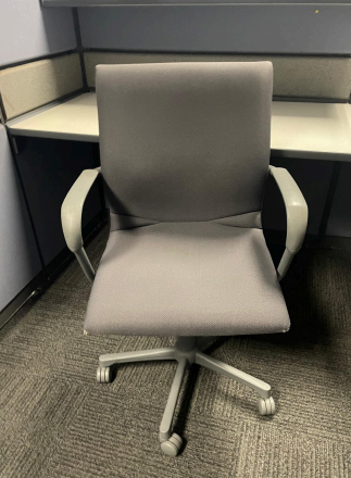Grey Meeting Chair