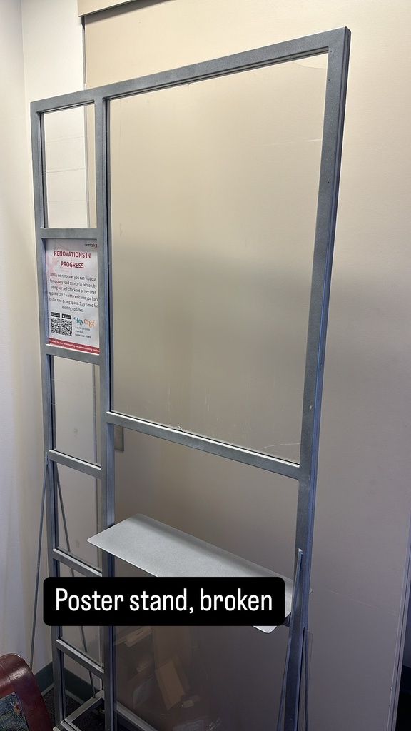 Poster Stand (broken) - recycle