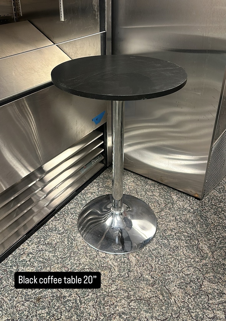 Black Cafe Table