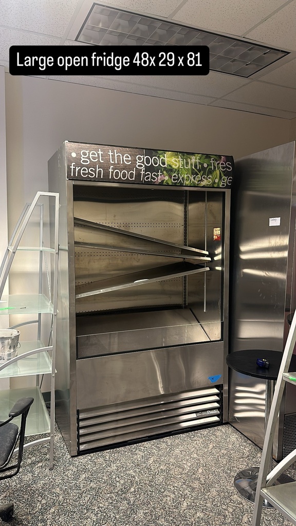 Large Open Fridge