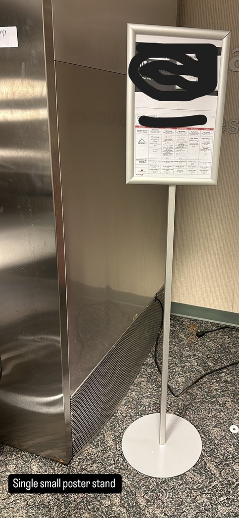 Single Small Poster Stand