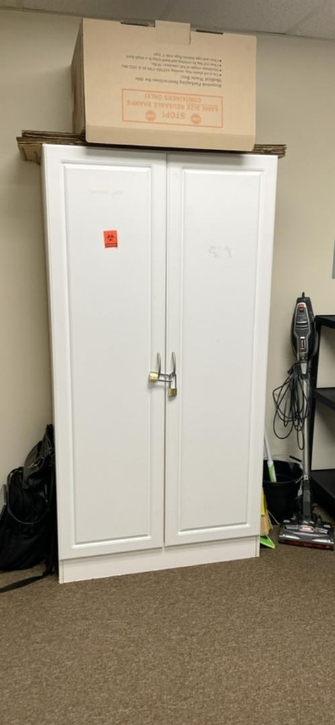 Cabinet - white, two door