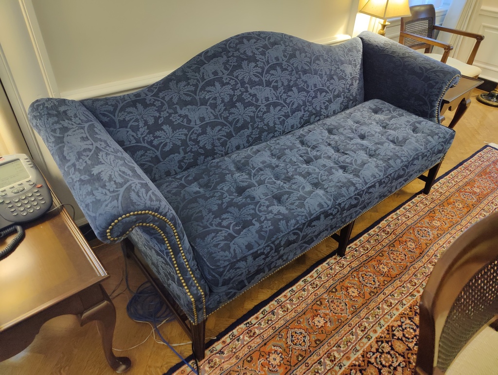 Couch Blue 81x38x36