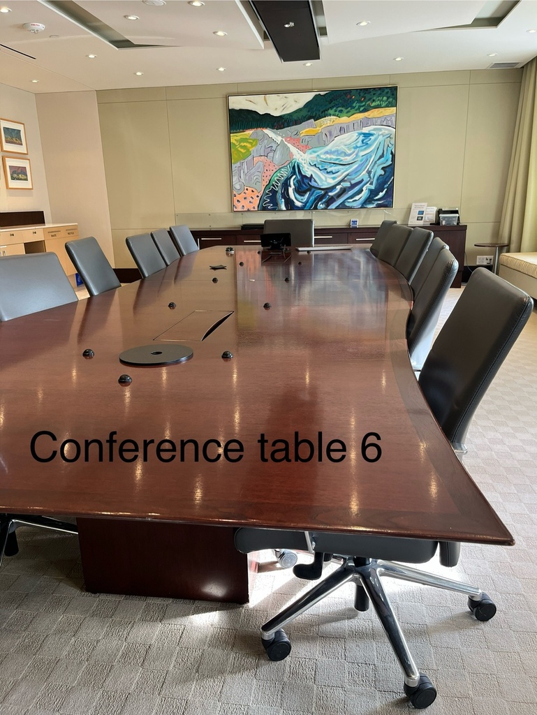 Conference Table 6 (wave shape)