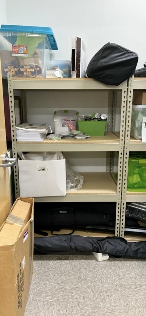 Shelving From the storage