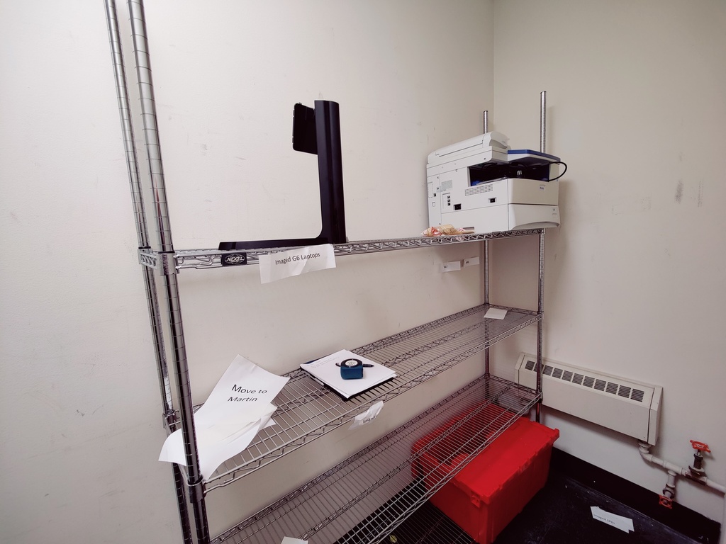 Wire Shelving Rolling 7’x3’x2’