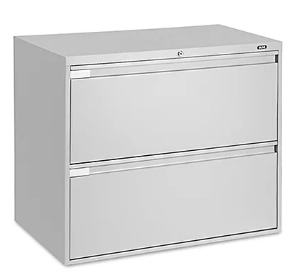 TWO DRAWER LATERAL FILE  36W x20D (representative photo)