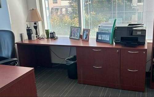 Desk w/ Storage (96x24x39)