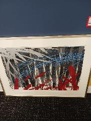 黒と赤の森の写真 | Picture Black and Red Forest