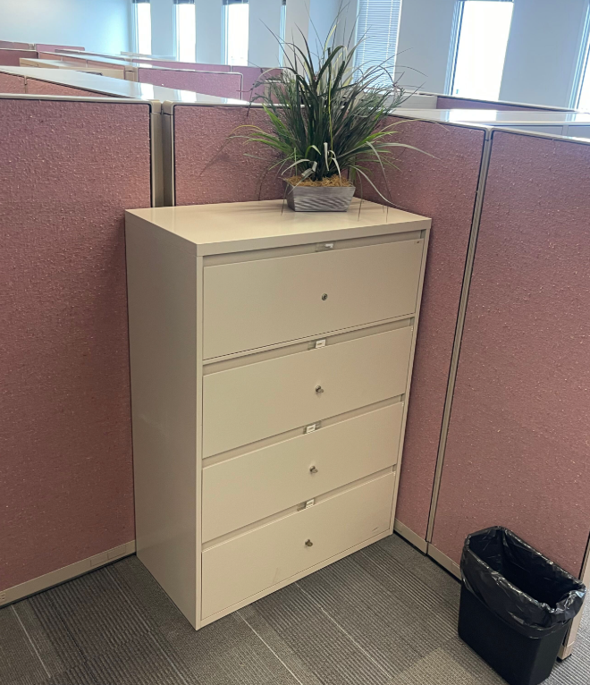 4 High Filing Cabinets