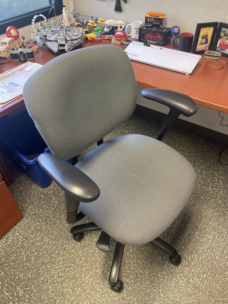 Haworth Grey Task Chairs