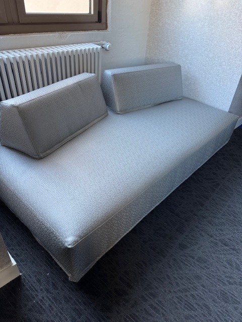 Large Ottoman with 2 Cushions