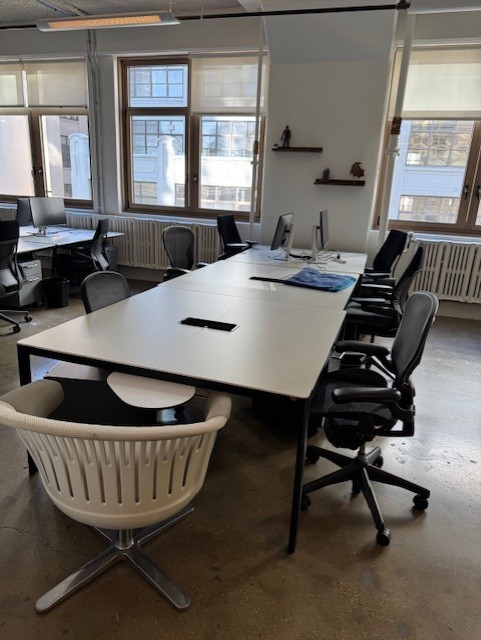 White Square Table