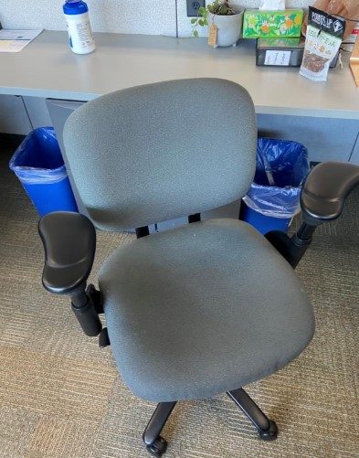 Grey/Black Haworth Task Chair