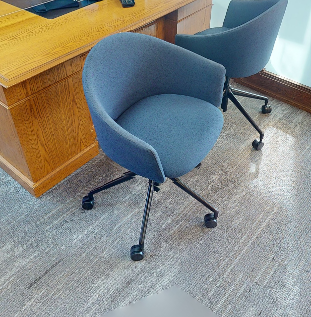 Blue Guest Chairs