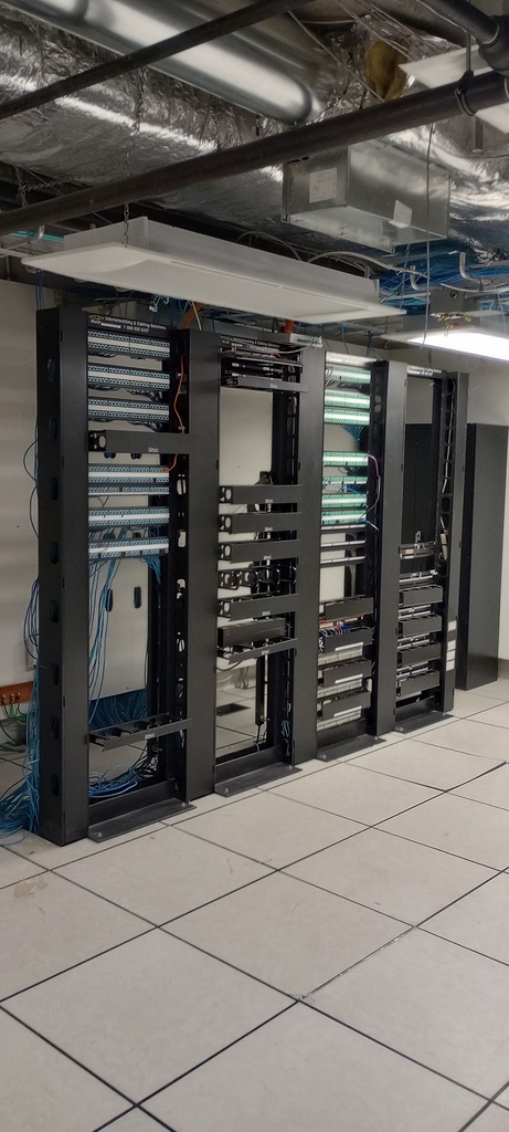 2'8" x 7' server racks