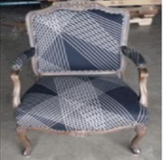 Tanger Lounge Chair, Wood Frame (25.25Dx 25.75Wx37H)