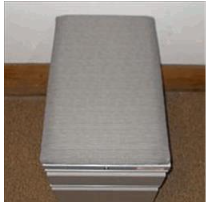 Seat Cushion Top for Mobile Pedestal (15Wx23.5D)