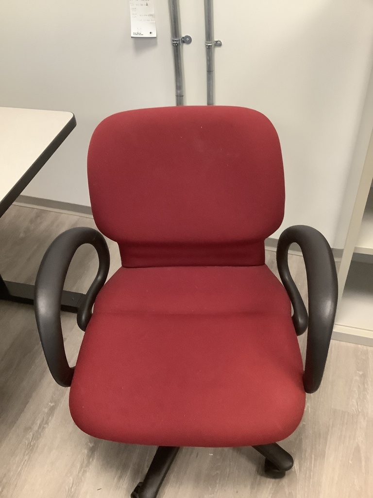 Desk Chair - Black / Red
