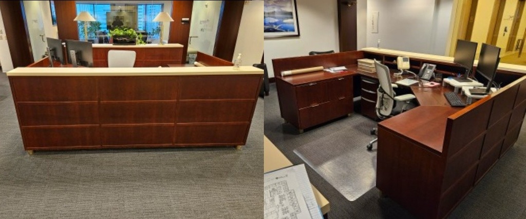 Reception Desk - U-Shape