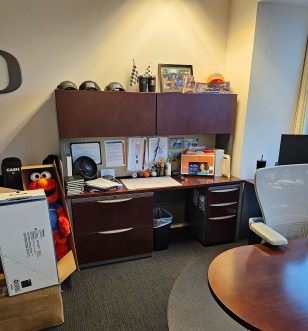 Credenza w/ Overhead