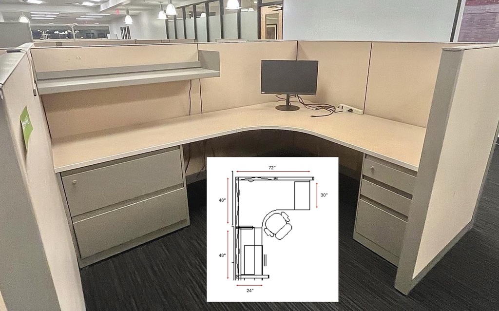 L-Shaped Workstation #2