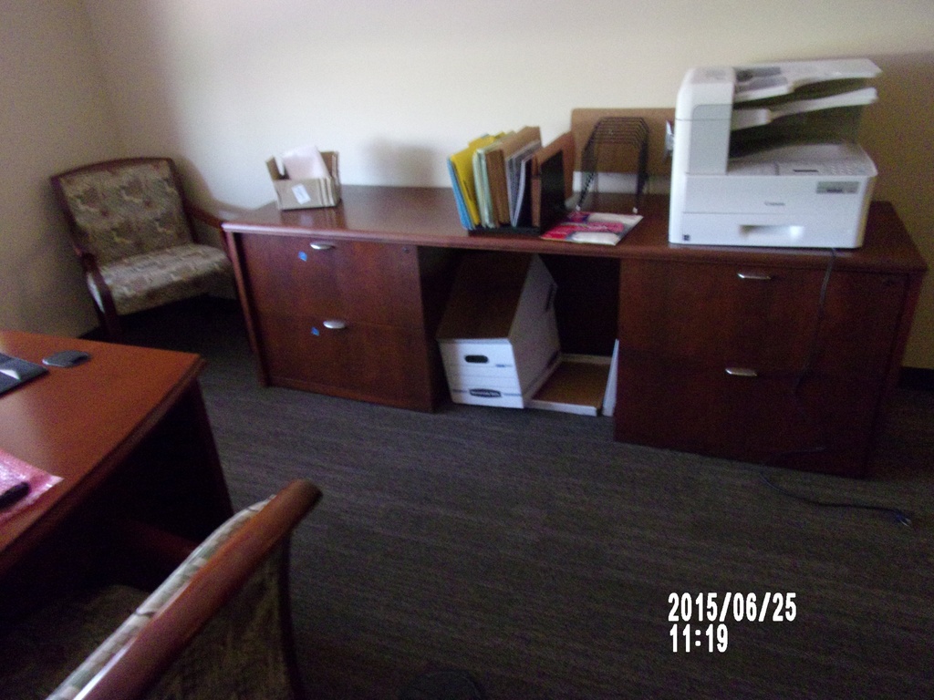 Knoll Credenza With 2, 2 Drawer Laterals