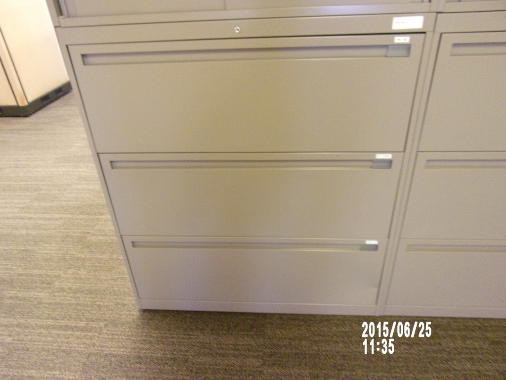 Allsteel 3 Drawer Lateral File