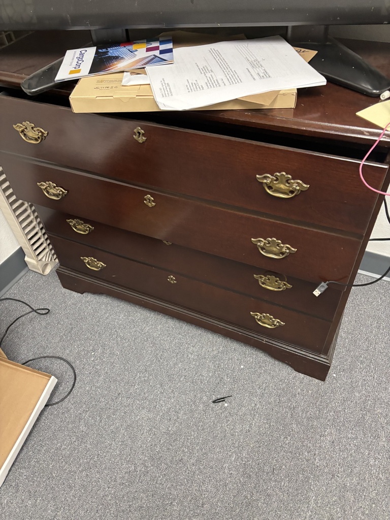 4 Drawer Wood Cabinet
