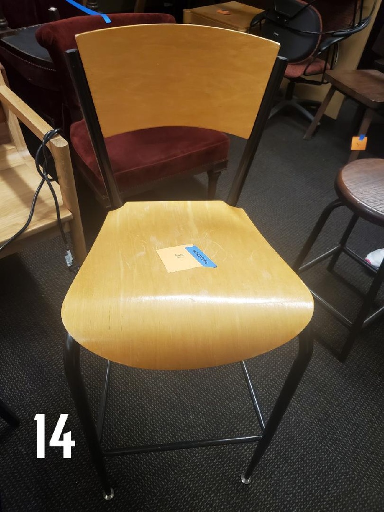 High Back Bar Stool