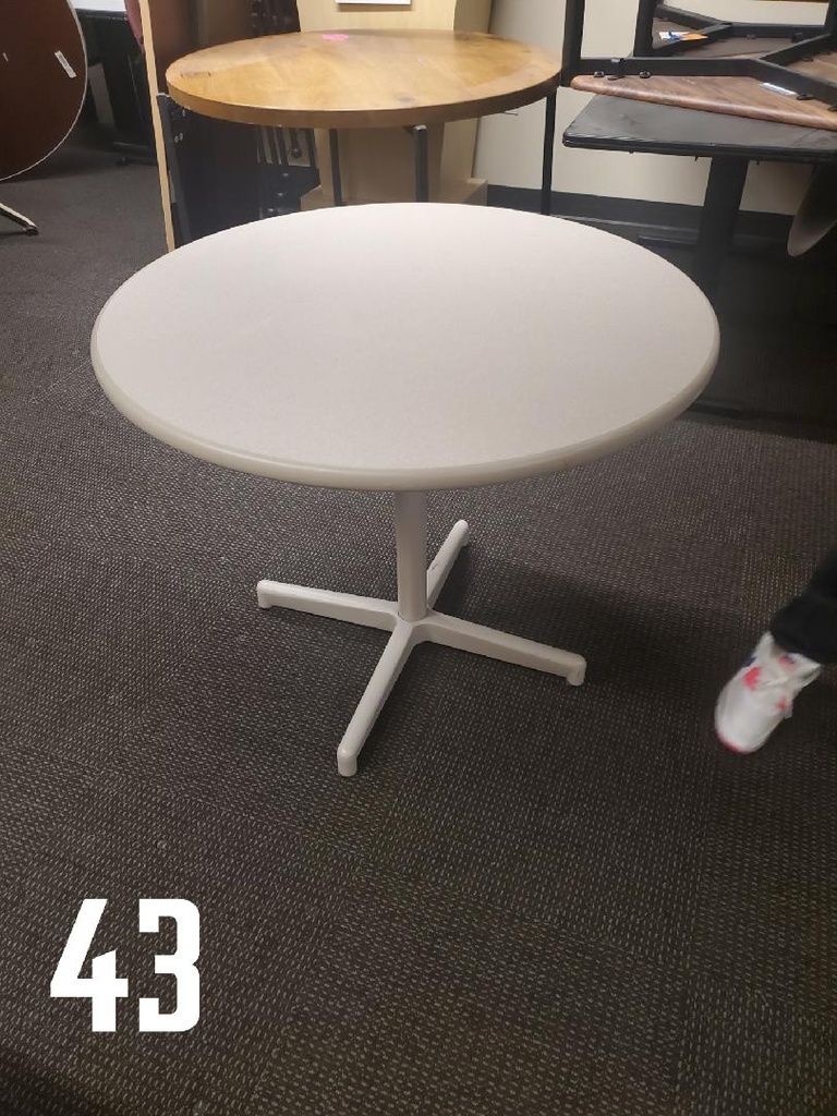 Grey Top 36" Table