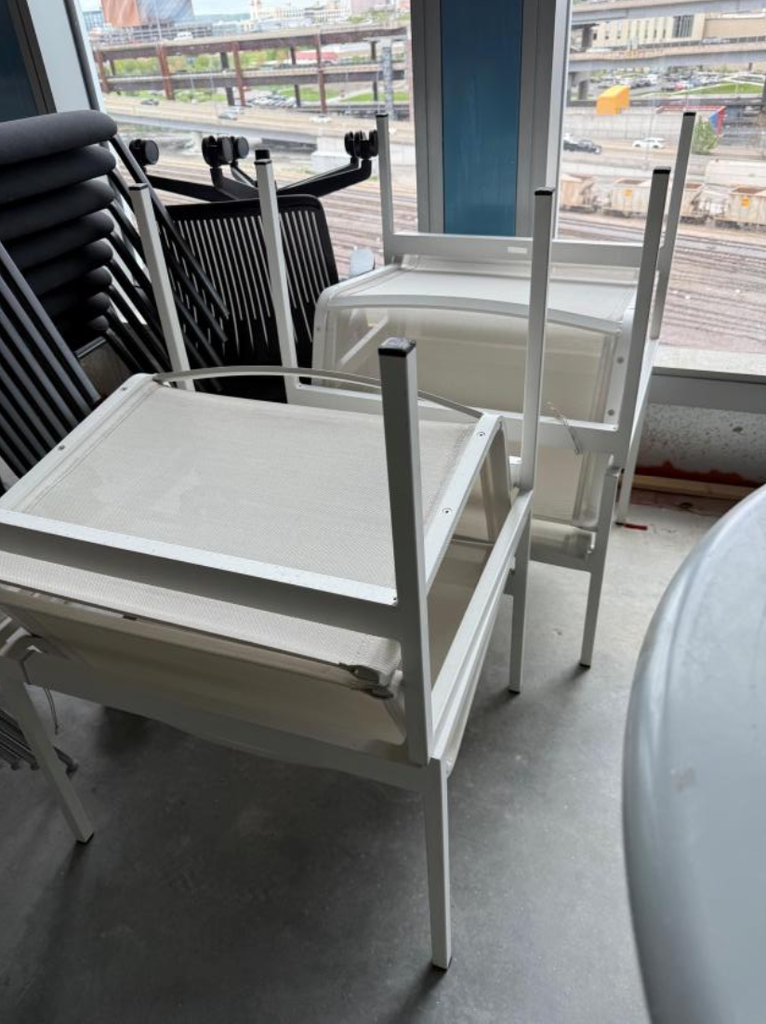 White Outdoor Lounge