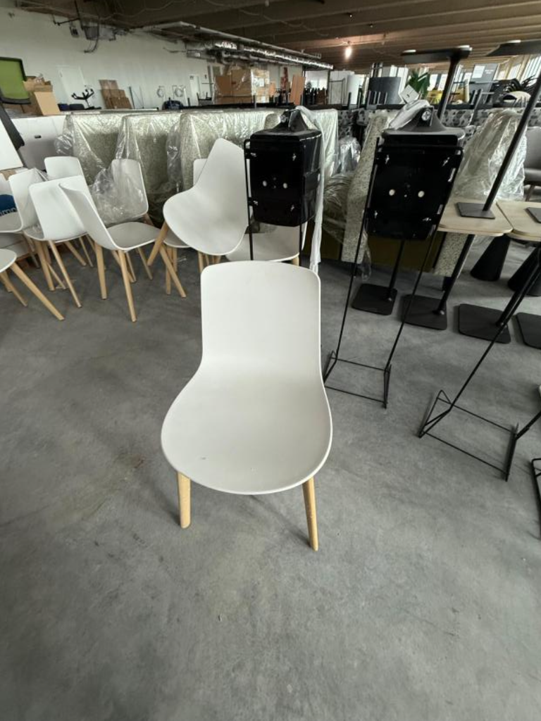White Wood Leg Side