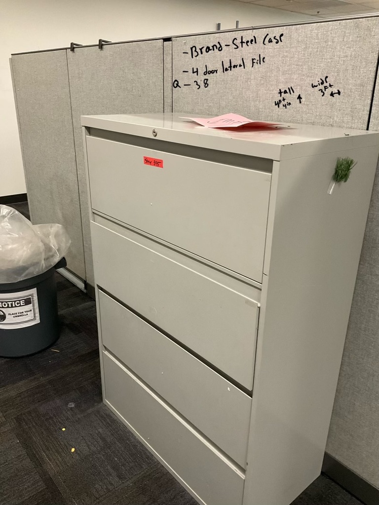 Steelcase 4-Drawer Lateral Filing
