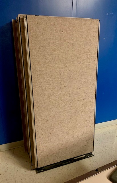 30" x 65" panel partition