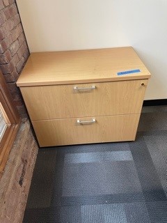 2-Drawer lateral file cabinet, maple
