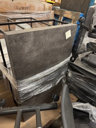 4’ stone top table