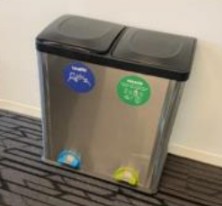Dual Stream Waste Bins