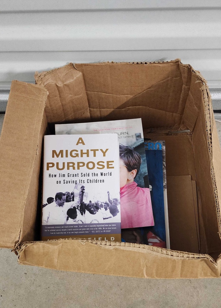 Box of 10 Misc. Books