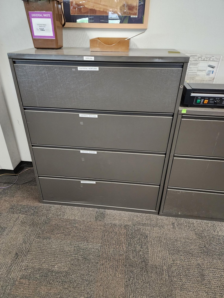 42" x 4 high file