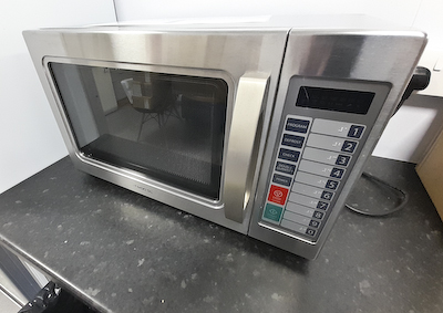 Stainless microwave oven