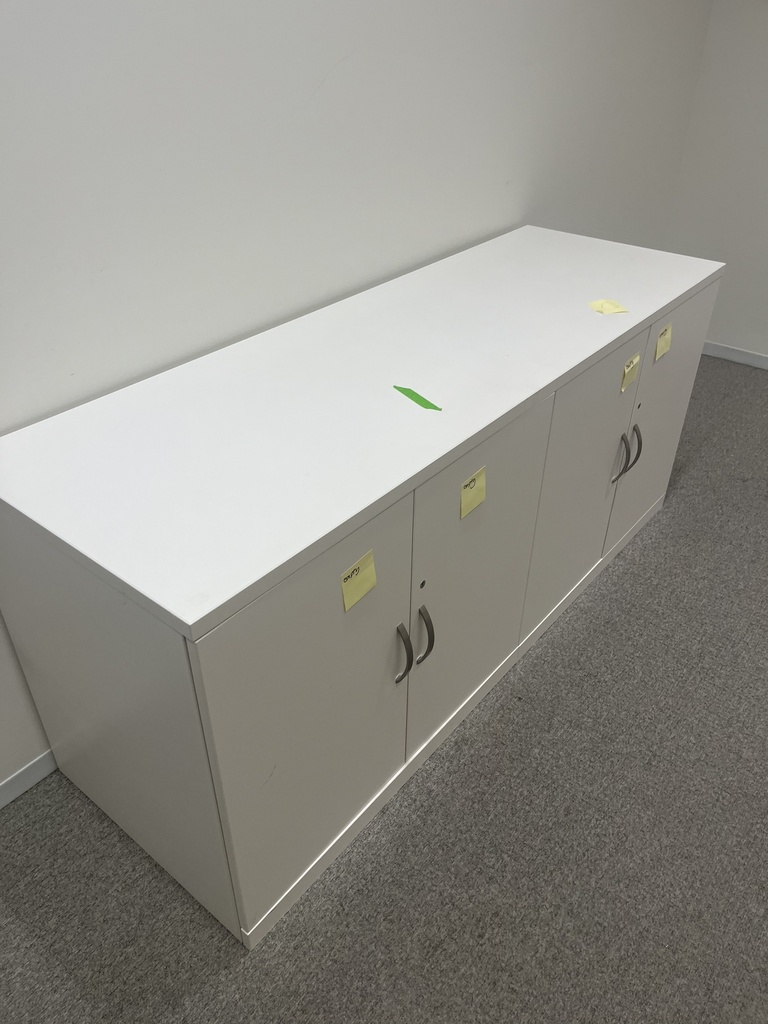 Credenza W/4 Doors White