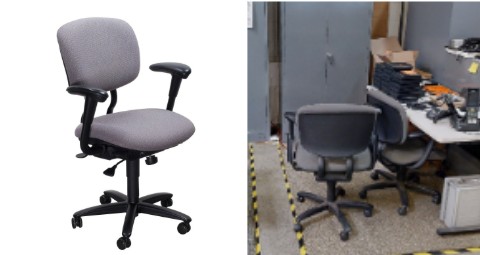 Grey Task Chair