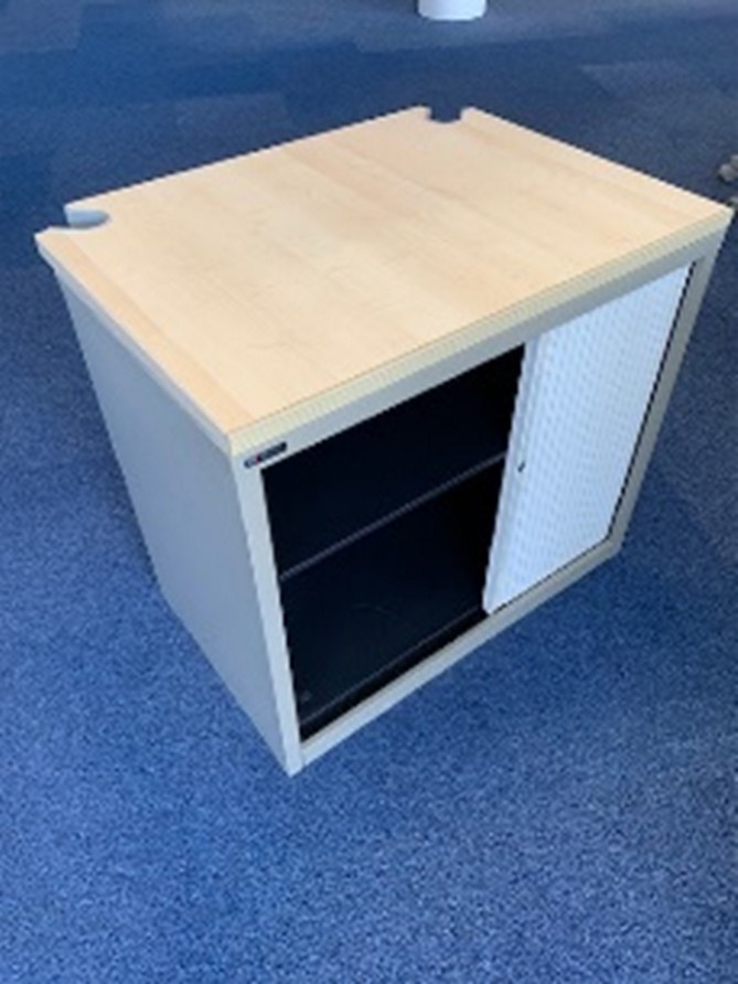 Desk storage shutter cupboard, 80x60x72cm