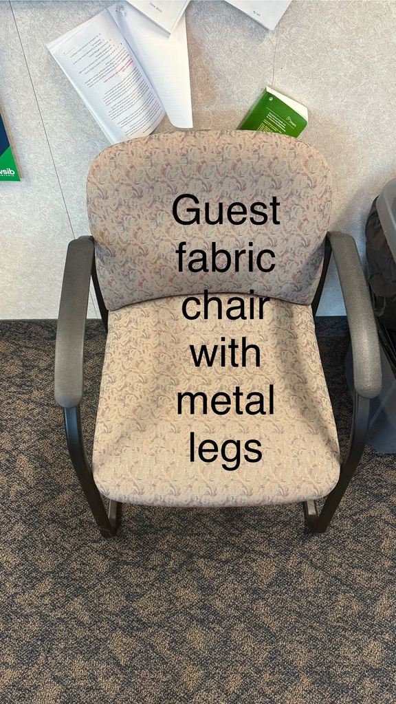 Guest fabric chairs