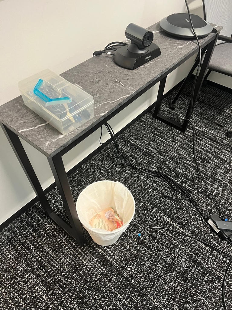 Marble top side table