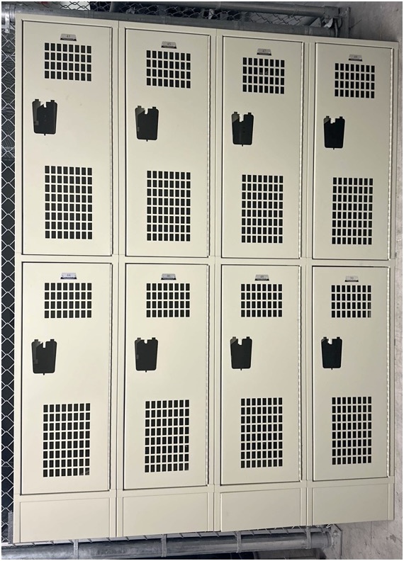 Metal Lockers - Sets of 4 Per